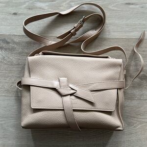 All Saints Beige Crossbody Bag